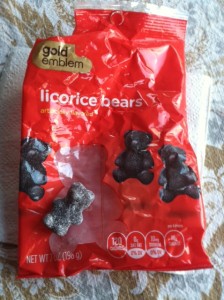 licroice bears