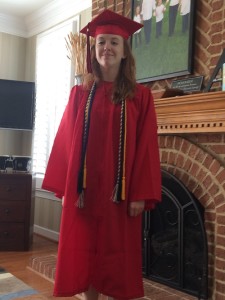 elizabeth in cap and gown  2